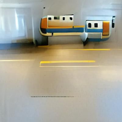 train leading to blank empty space