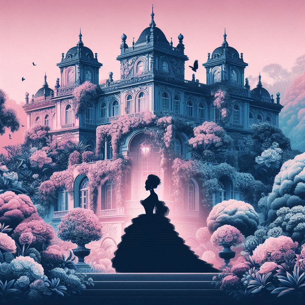 Fairytale in blue and pink