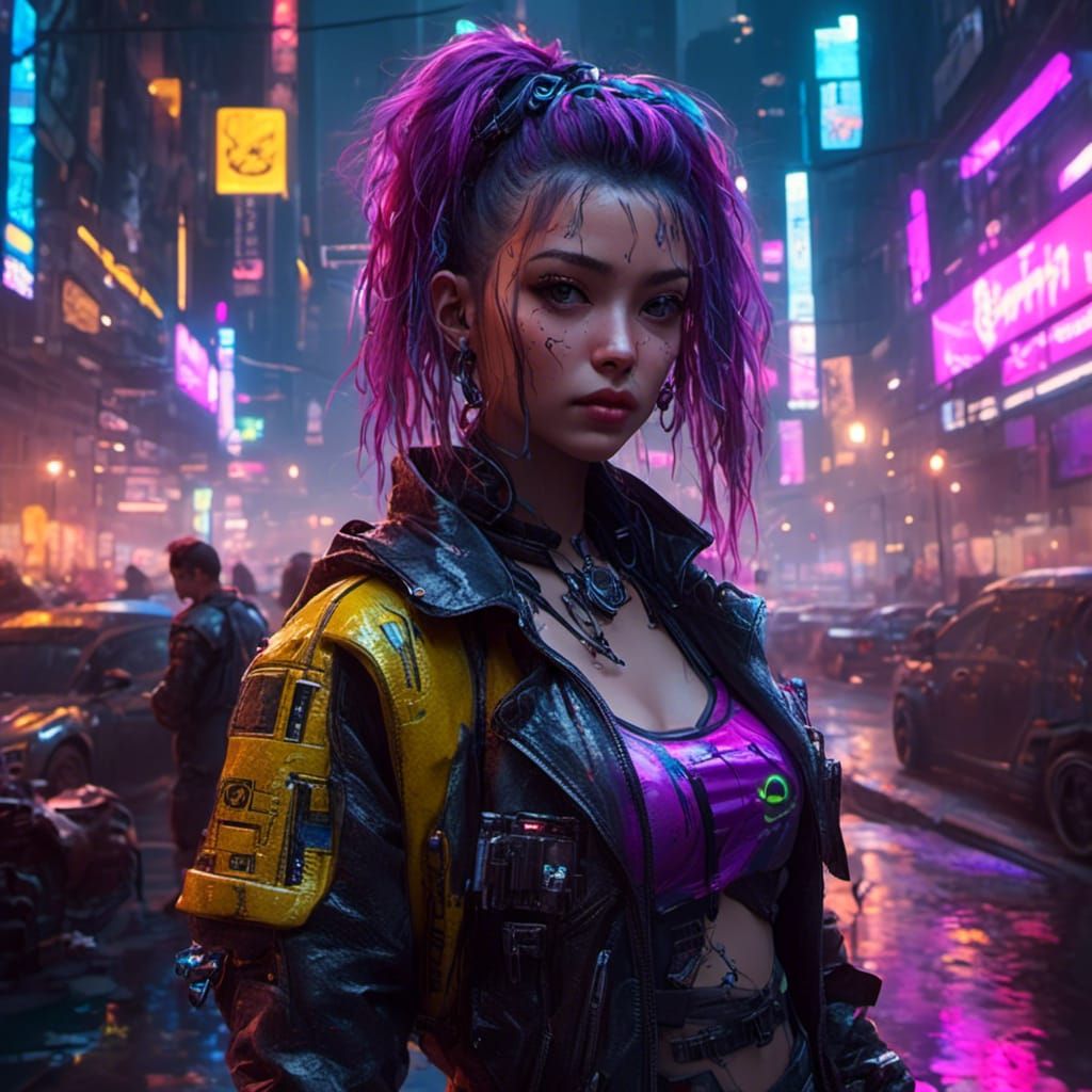cyberpunk girl