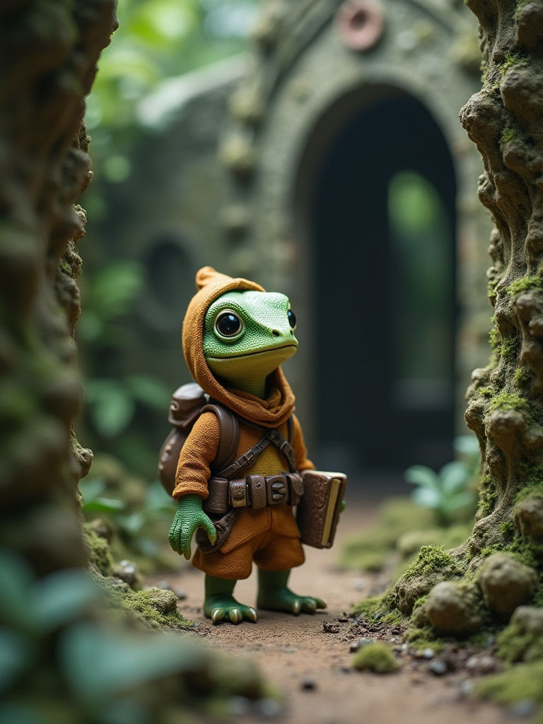 adventuring in the ruins  by @egg