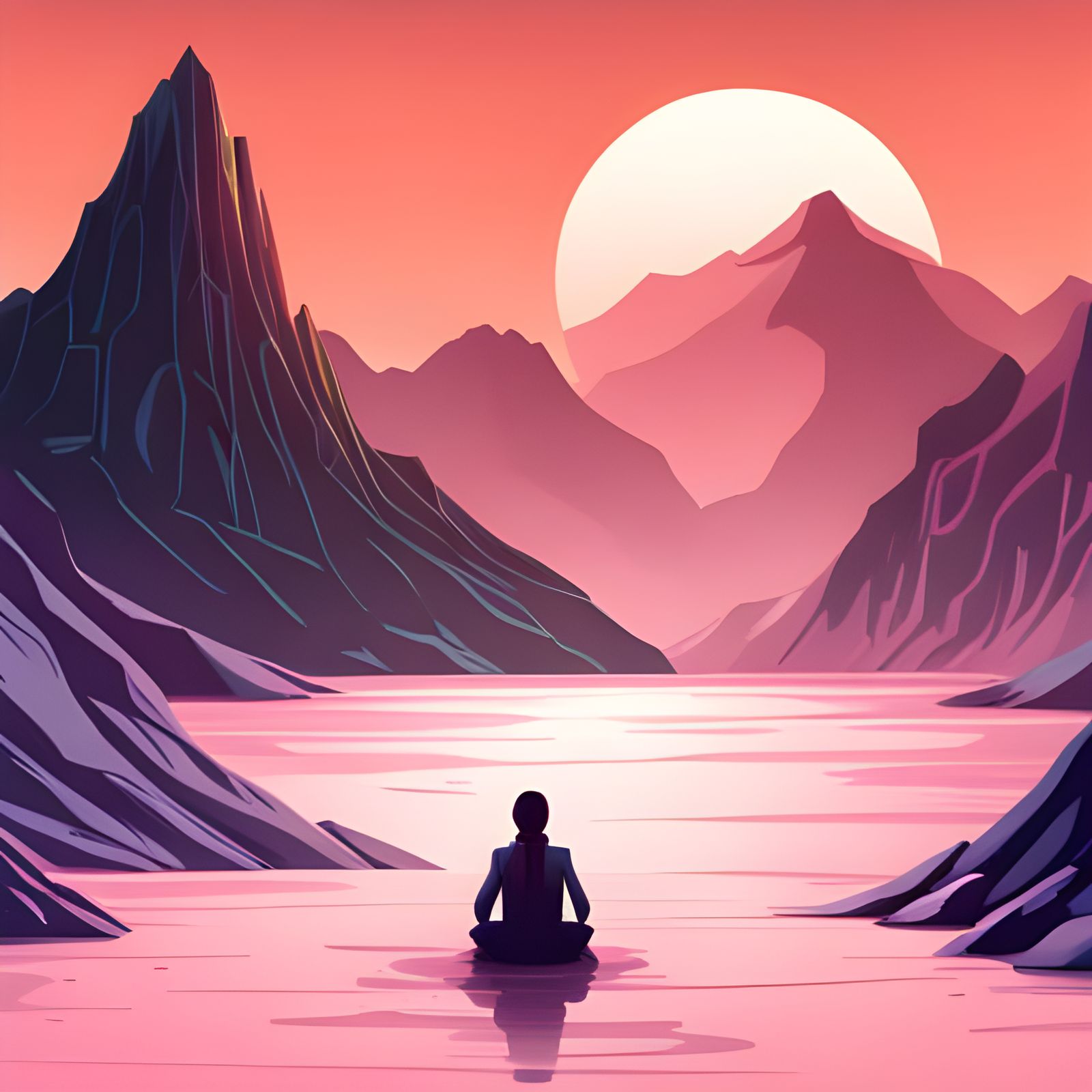 My calm place - AI Generated Artwork - NightCafe Creator