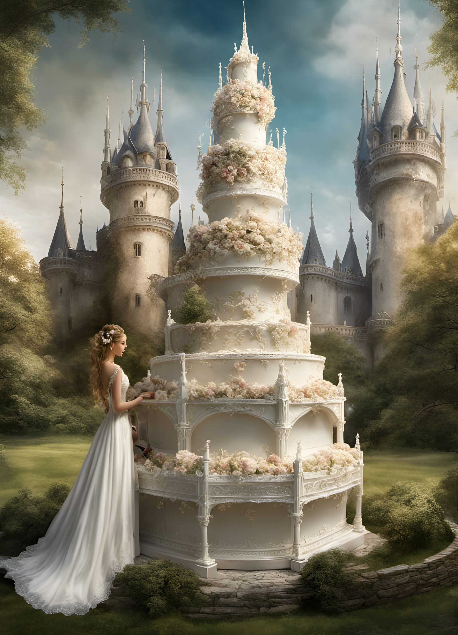 Fairytale cake  by @ShclasH