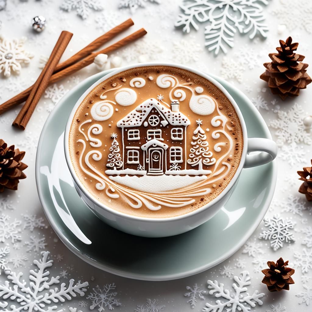 Christmas Latte   by @Milly