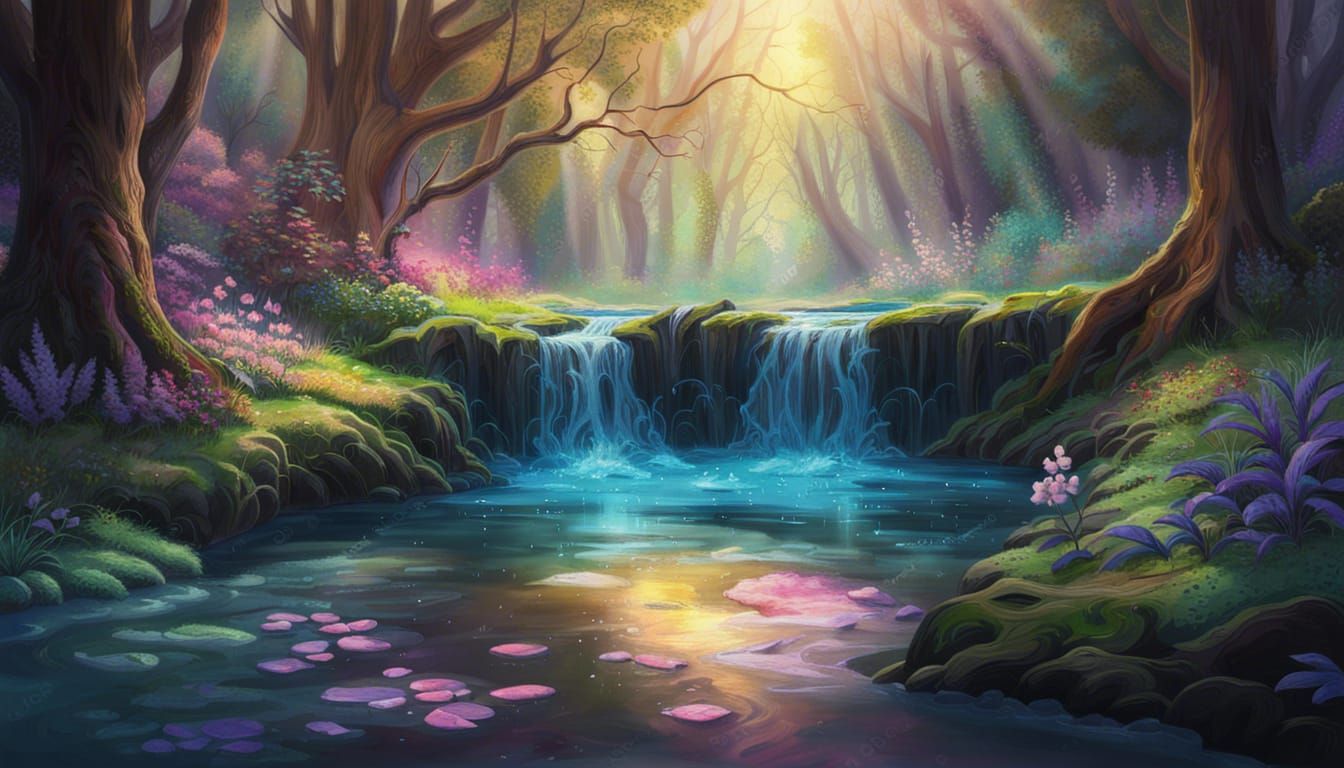 Enchanted Spring - AI Generated Artwork - NightCafe Creator