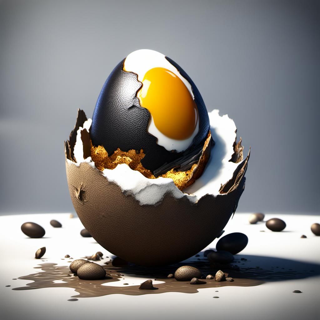 dirty mean old rotten  broken egg skunk  ,giant egg,real det...