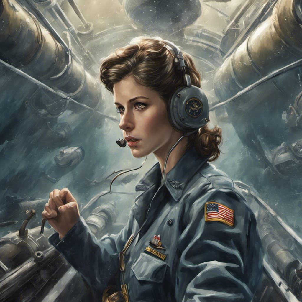 Anna Kendrick commanding a submarine, submarine commander, i...
