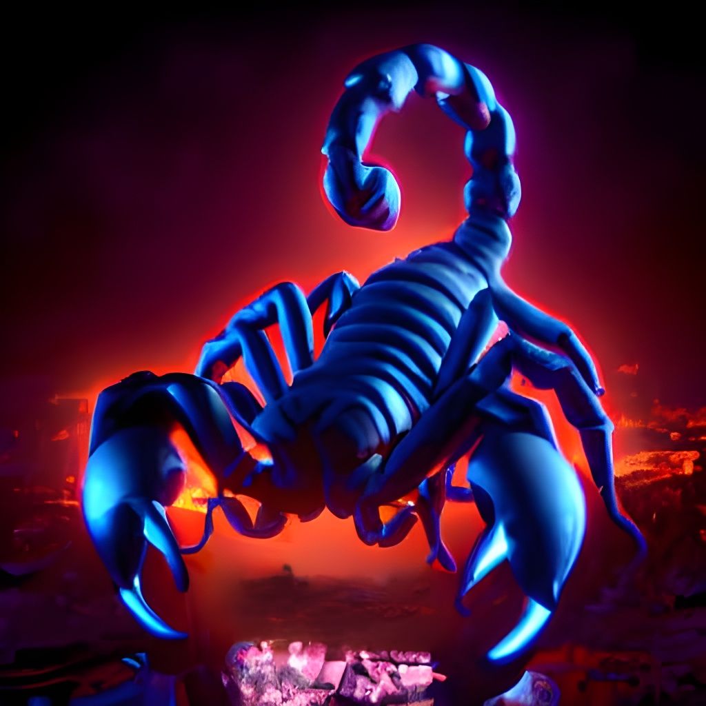 Zodiac signs: Scorpio III - AI Generated Artwork - NightCafe Creator