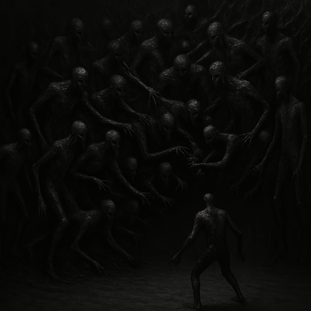 A dark recurring nightmare of mine envisioned perfectly...