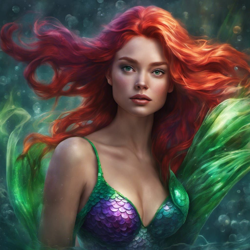 Realistic Cartoon Ariel