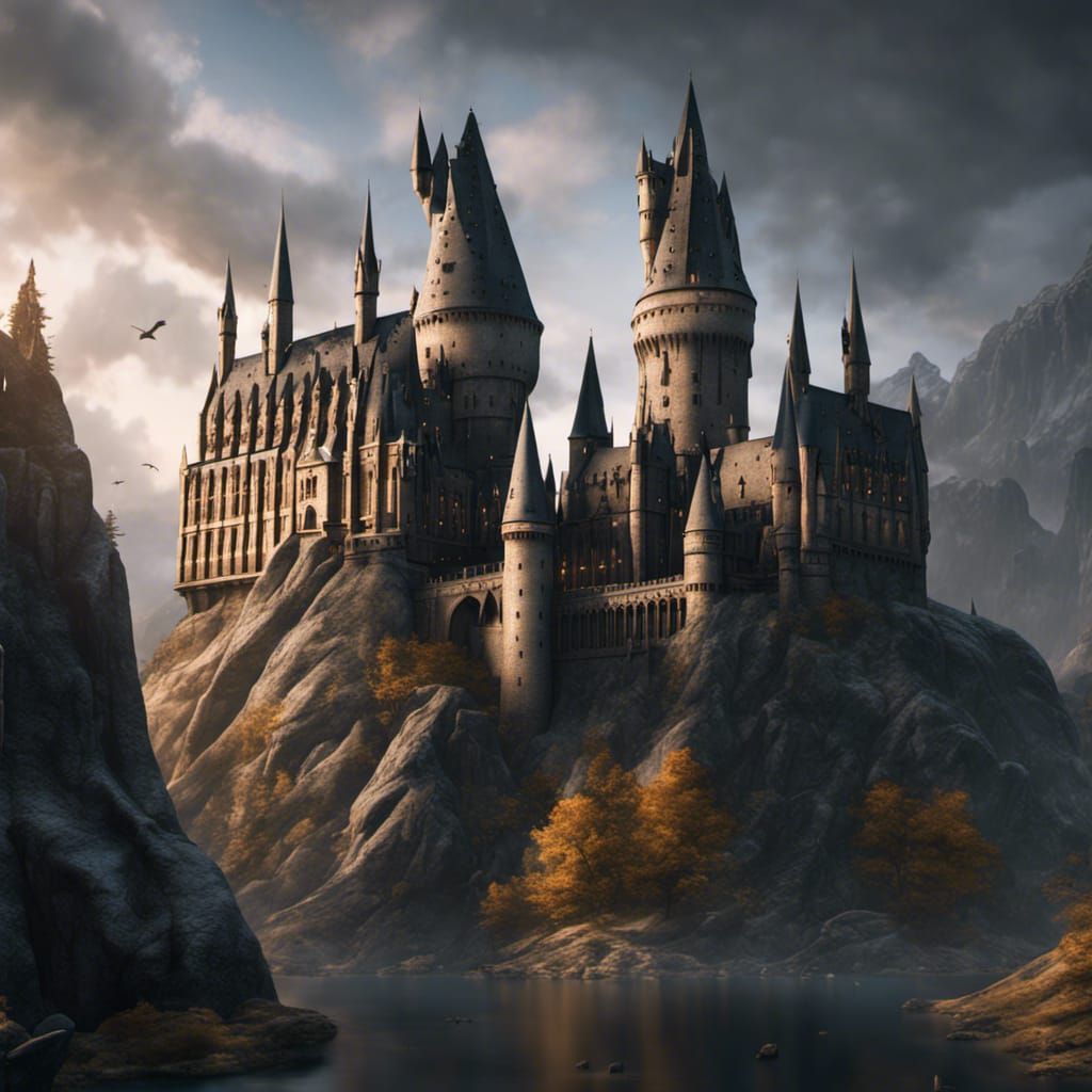 Hogwarts Castle - AI Generated Artwork - NightCafe Creator