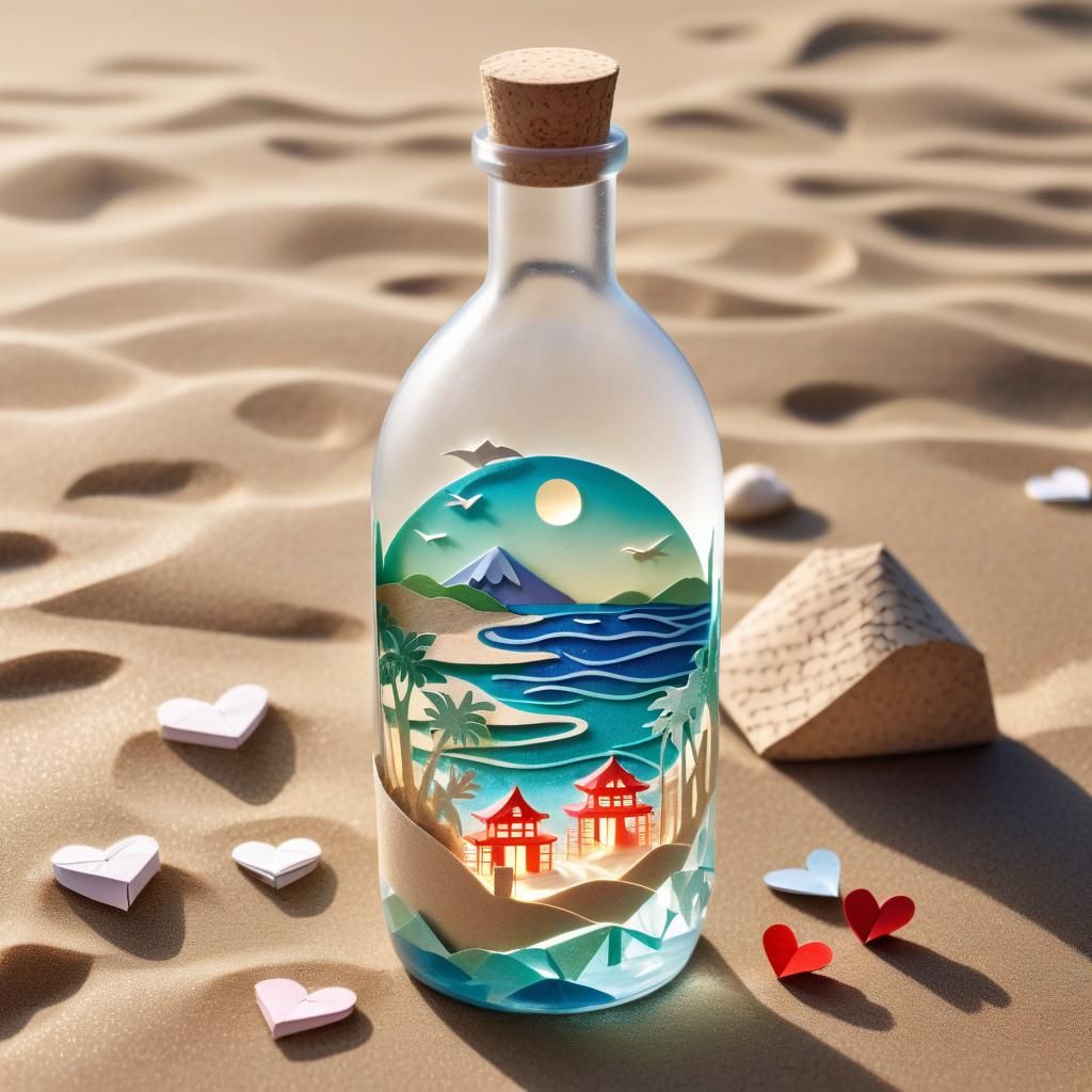I hope that someone sees my message in a bottle.