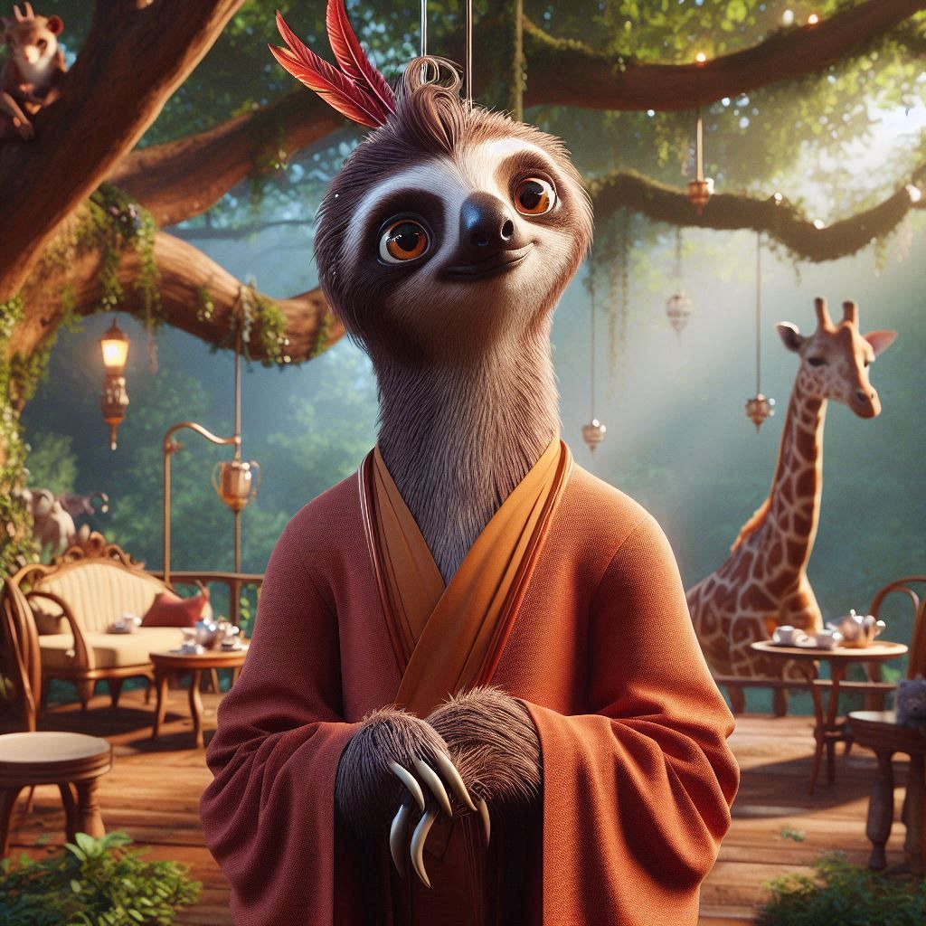 Slothffrey Holder as Slothlliam Shakespeare X, in “Doctor Dolittle”