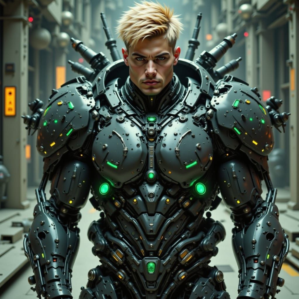 <lora:Mecha Tech Armor:1.0>