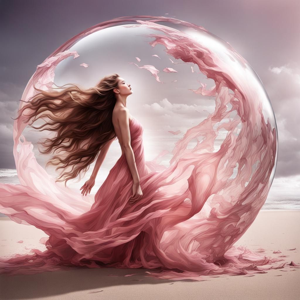 Pink flowing in the wind  by @Onyx