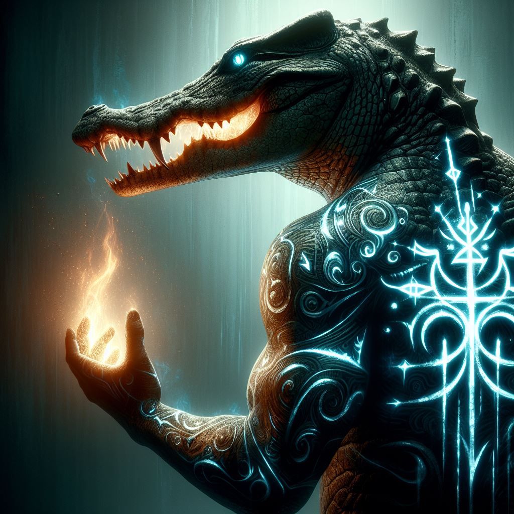 Arcane Crocodile Warrior