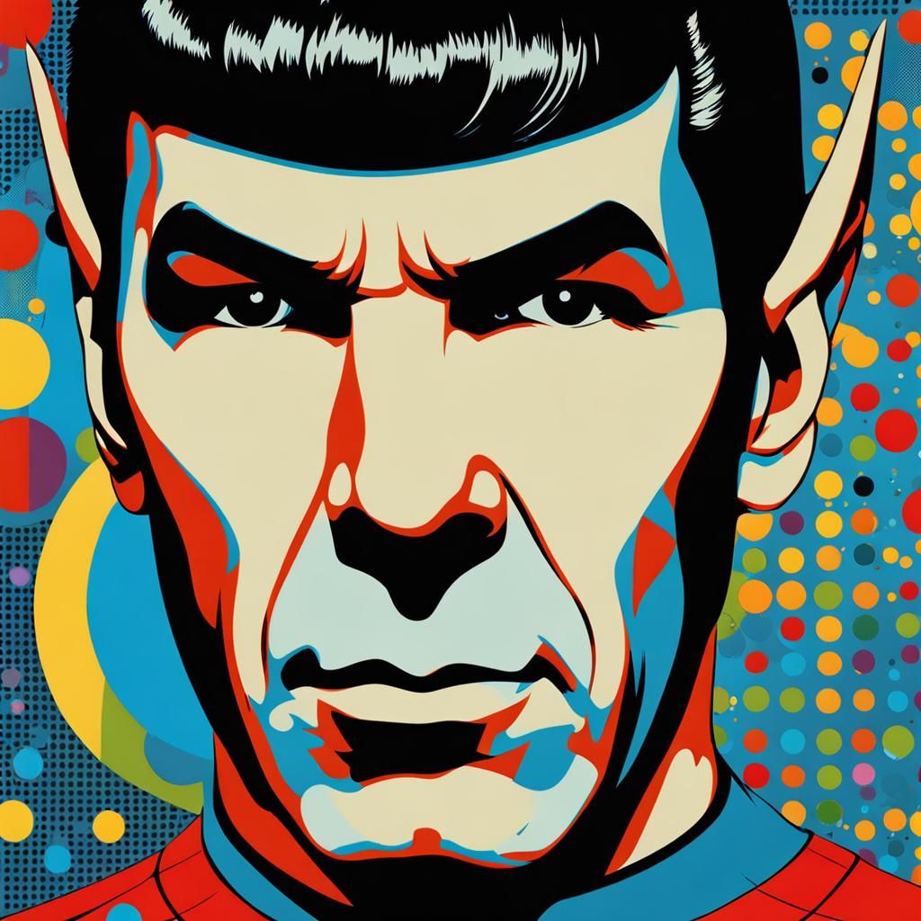 Spock Art  by @Marjon