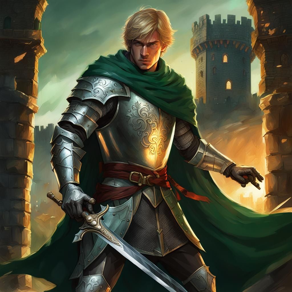 Knight at dusk