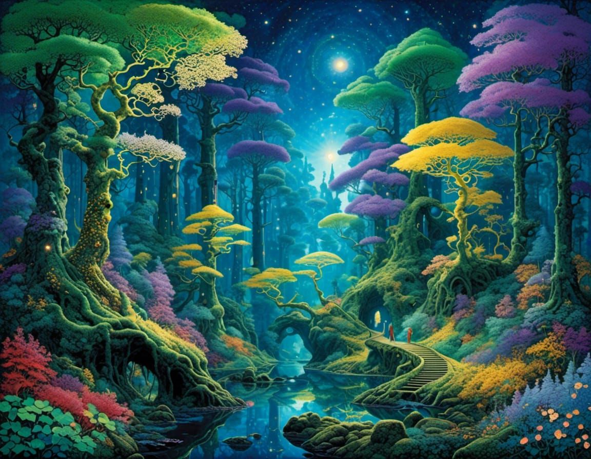 a fairy-tale forest