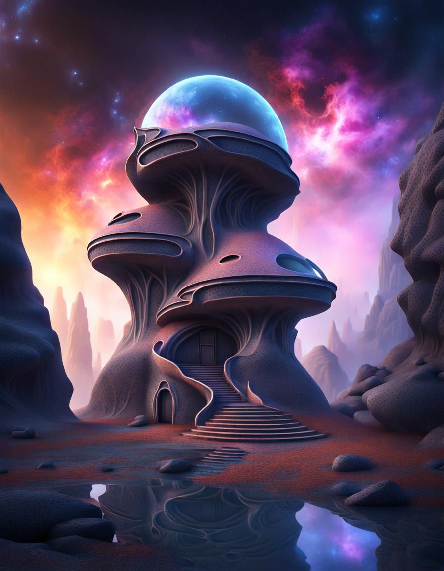 Alien house  by @Roswarcus