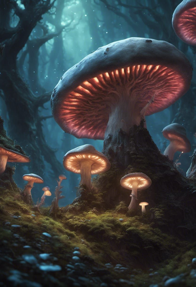 Fungus - AI Generated Artwork - NightCafe Creator