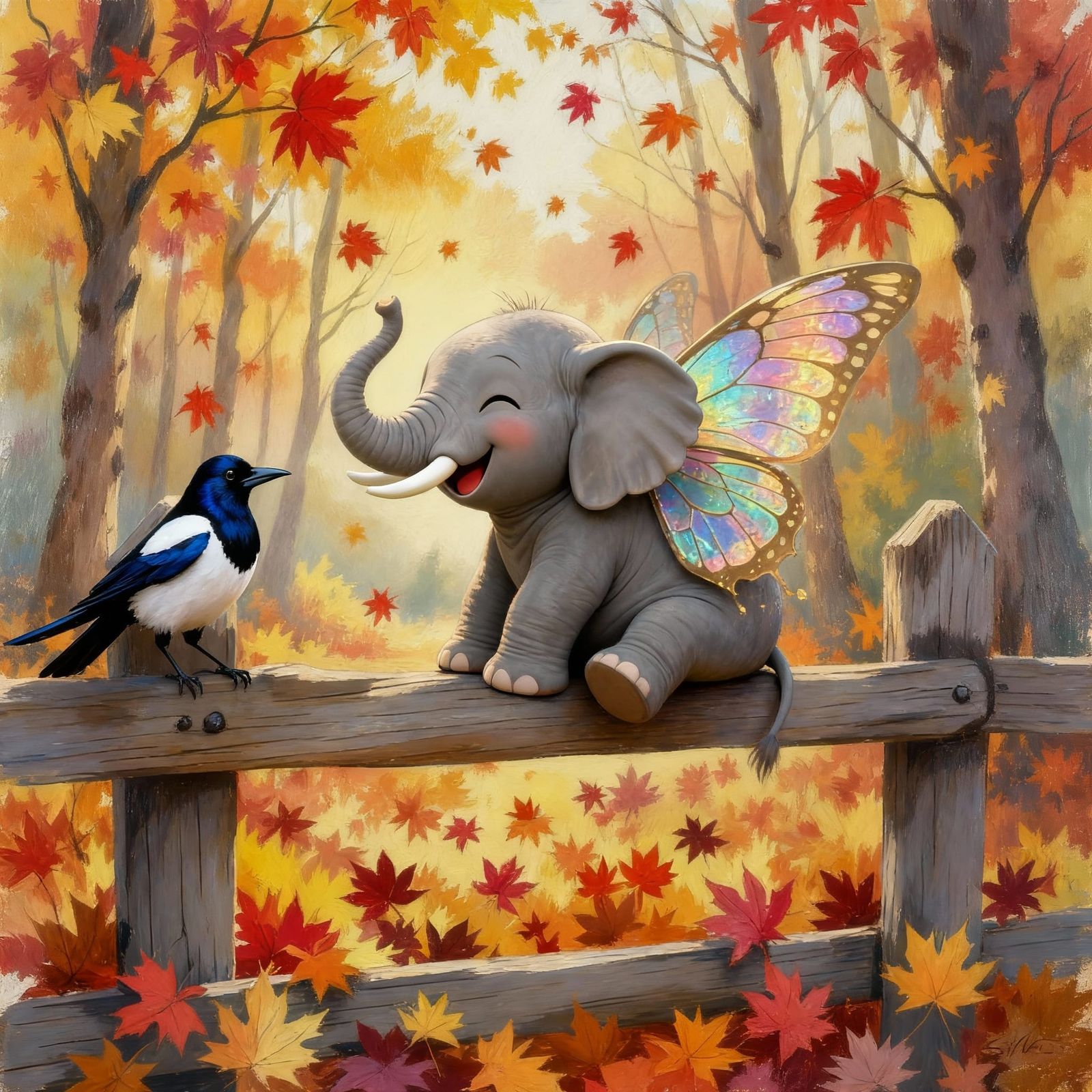 Two birds on the fence!  by @GloryAut