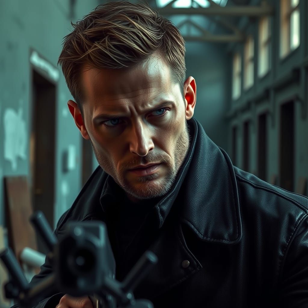 Covert Agent Fixed on Distant Target