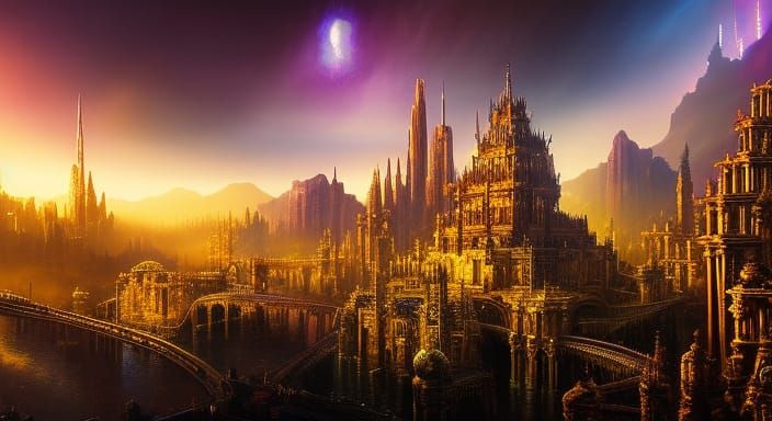 An Ancient City - AI Generated Artwork - NightCafe Creator