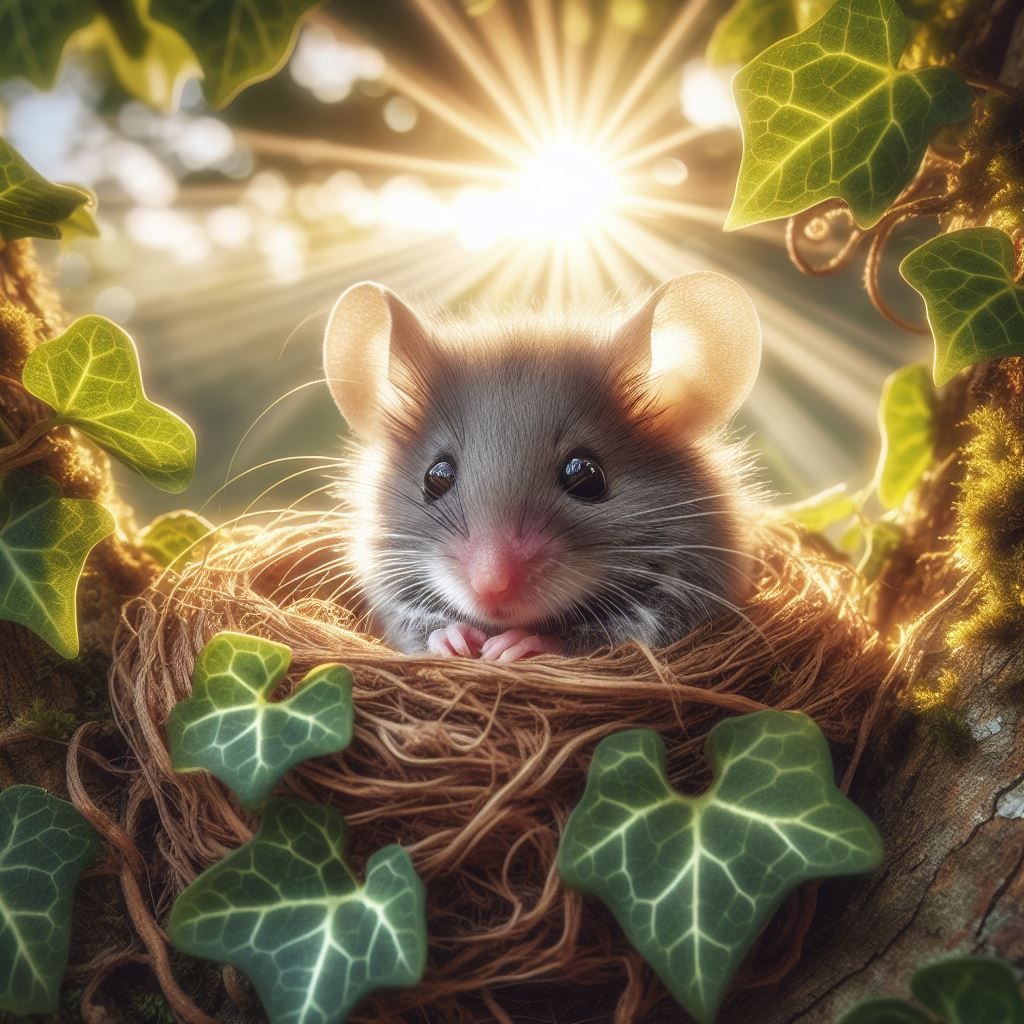 Mouse at dawn  by @Caroline