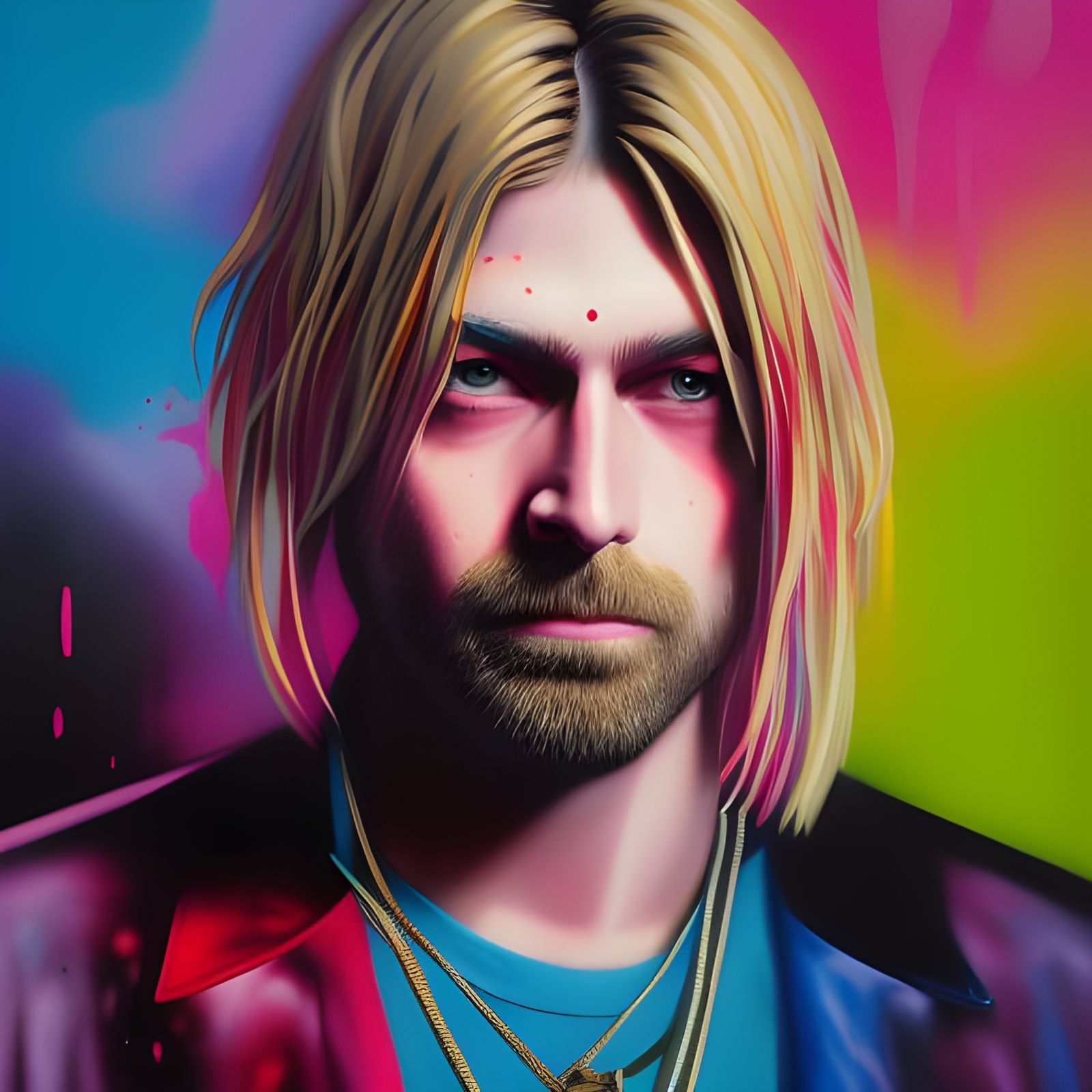 Kurt Cobain - AI Generated Artwork - NightCafe Creator