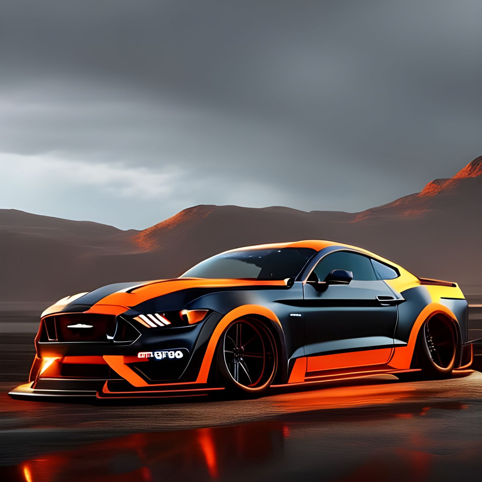 ford mustang - AI Generated Artwork - NightCafe Creator