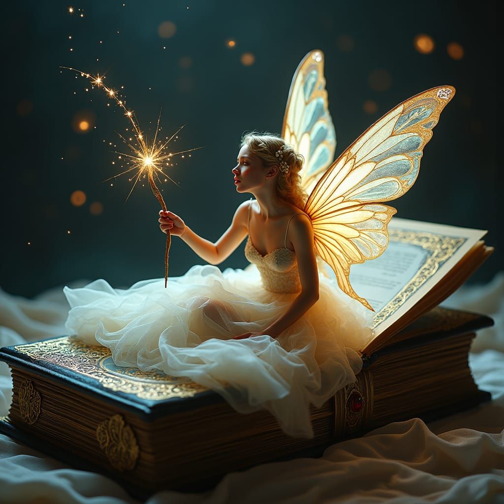 Curious Fairy  by @SnowyOwlOfWonderland