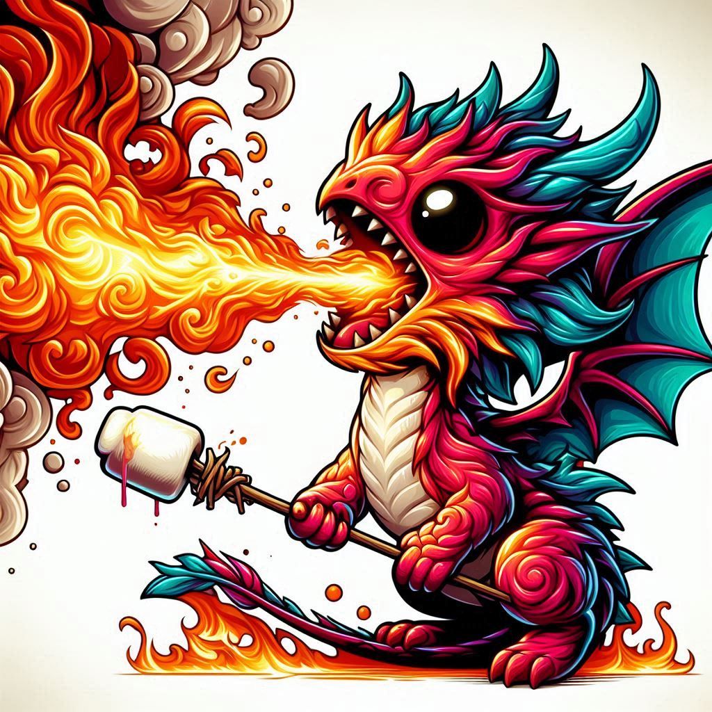 Fire Baby Dragon