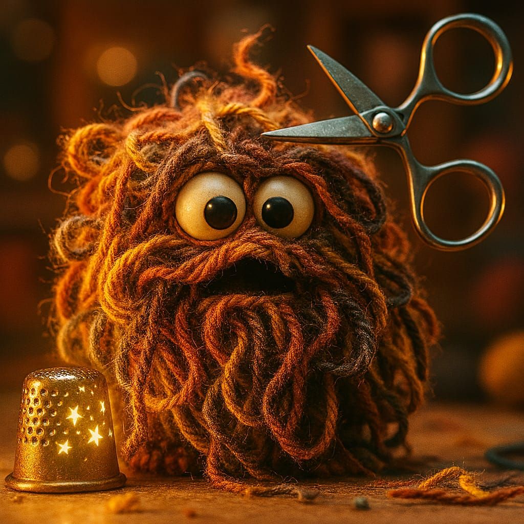 magical thimble or enchanted scissors