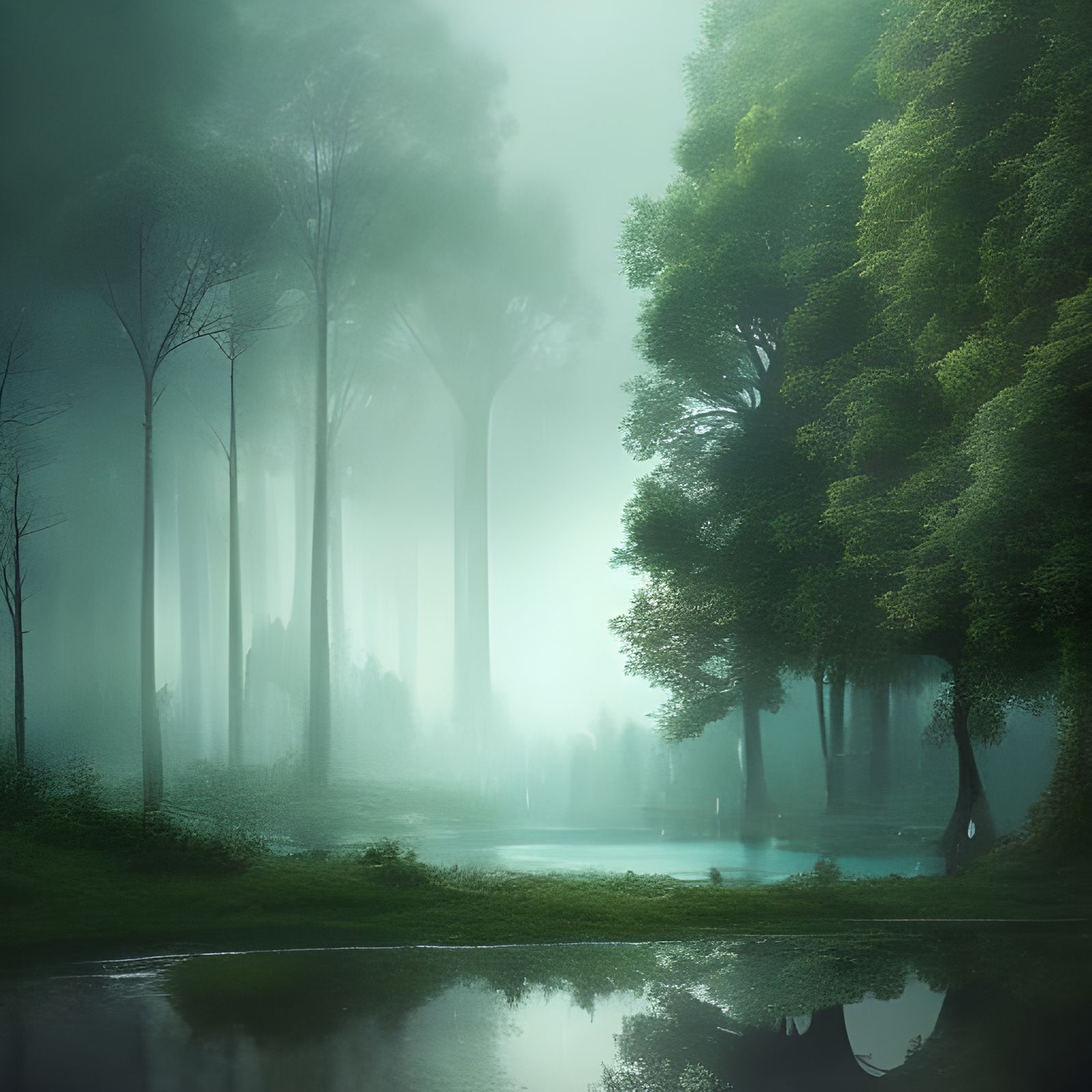 Forest  by @Orange Tulip Flowers 