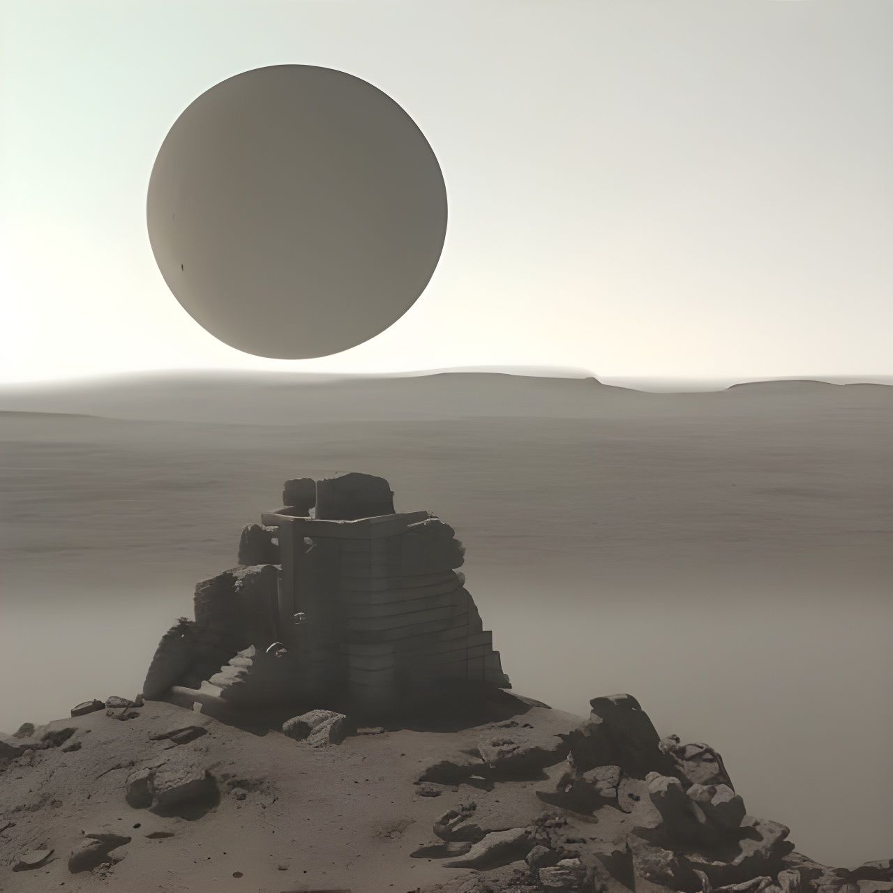 Ancient ruins on a distant moon II