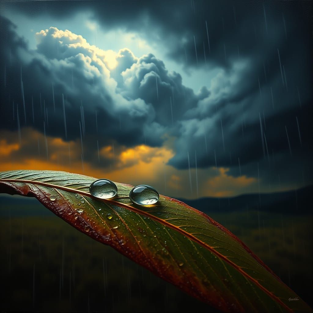 Rain in the Valley  by @jeanne french