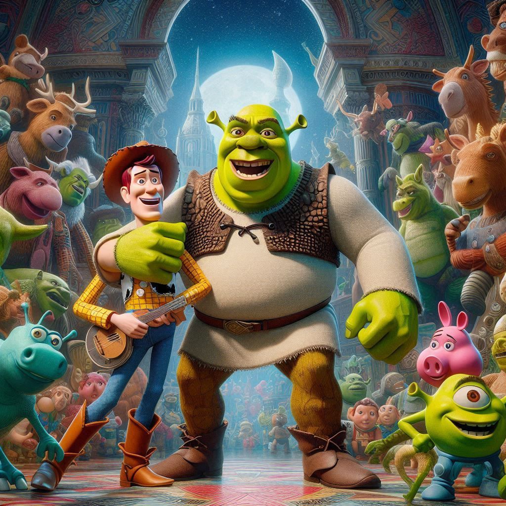 Hello, cowboy. I'm Shrek the ogre. Friends?