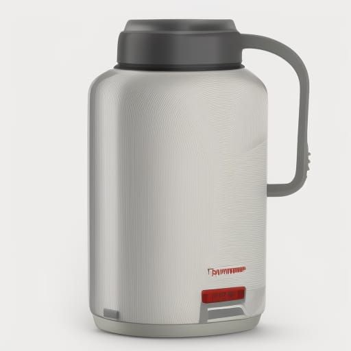 Thermos that is charged with solar energy AI Generated Artwork