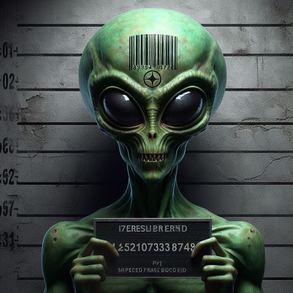 Alien Mugshot