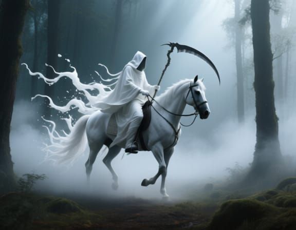 She who rides through dusk comes to claim your soul "by MatthewC??"