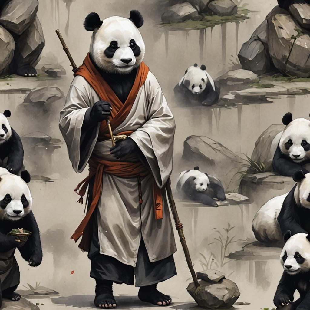 panda monk