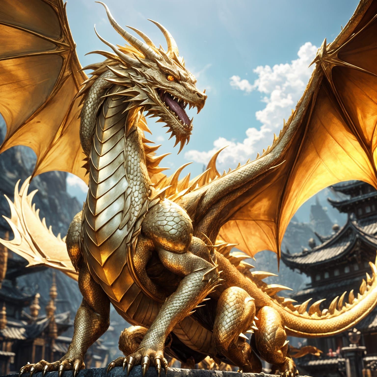 A GOLDEN Dragon