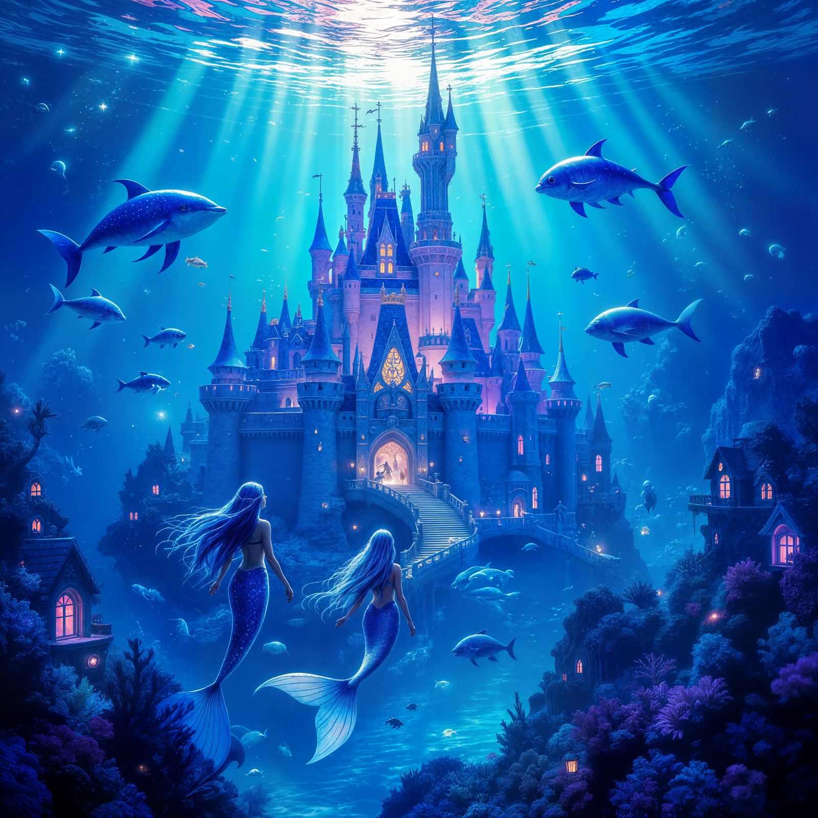 Secret world of mermaids   by @Laiken 