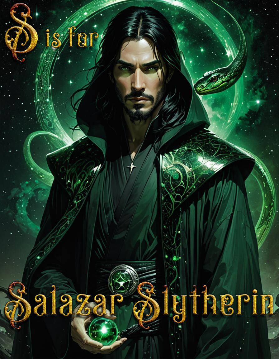 S is for Salazar Slytherin - in his Youth.   by @OokamiKasumi