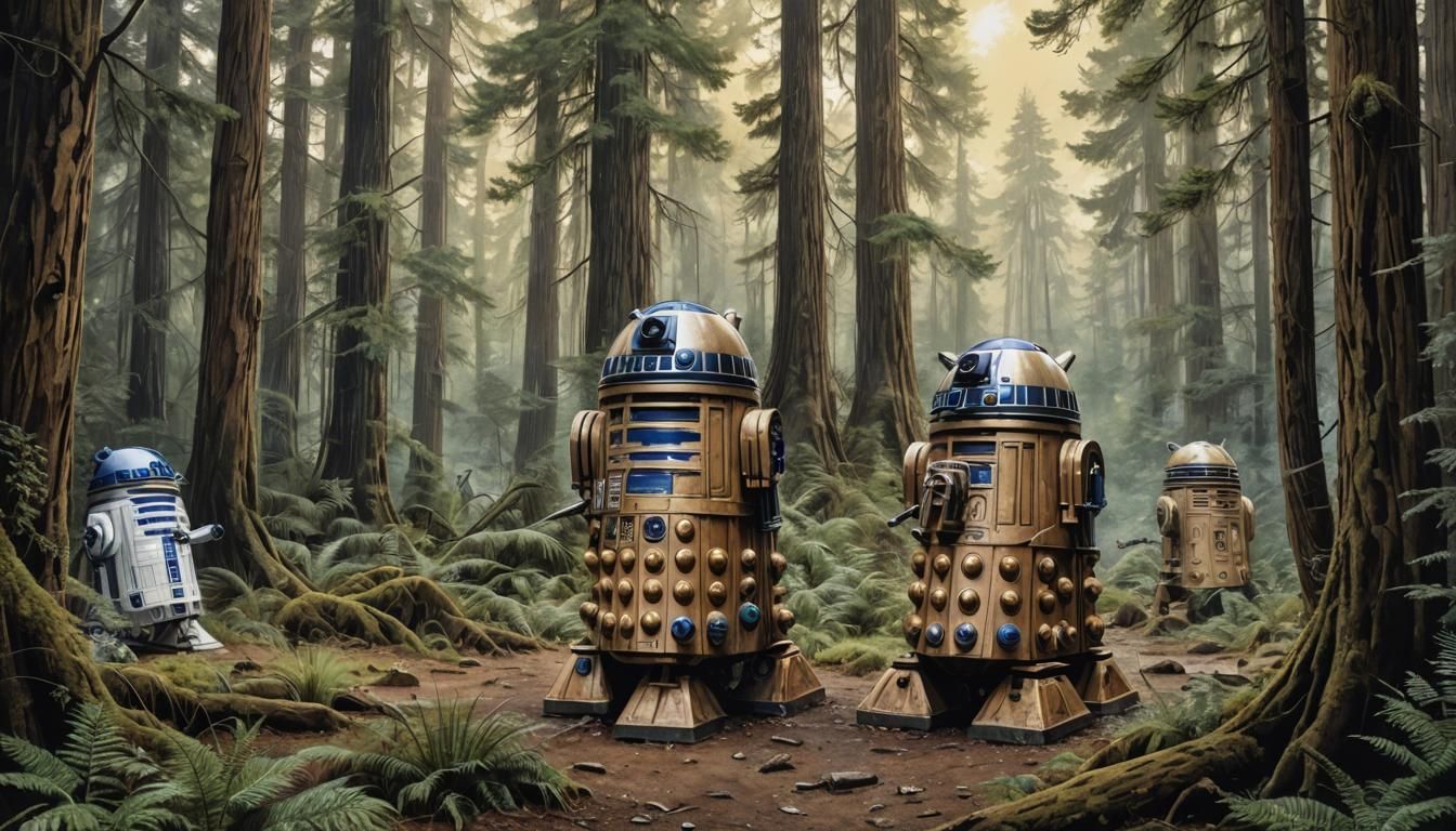 Sarcastic AND Evil... It's R2-Dalek-2 - AI Generated Artwork ...