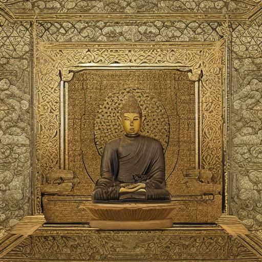 Cinematic Portrait of a Wise Contemplative Monk