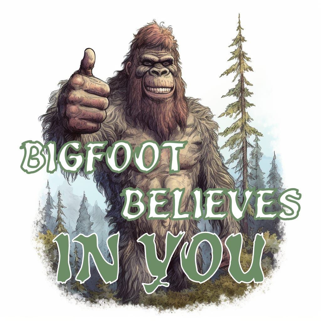 Bigfoot Believes in You