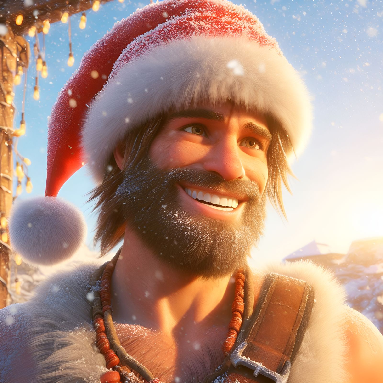 "Swinging in to wish you a Merry Christmas!"