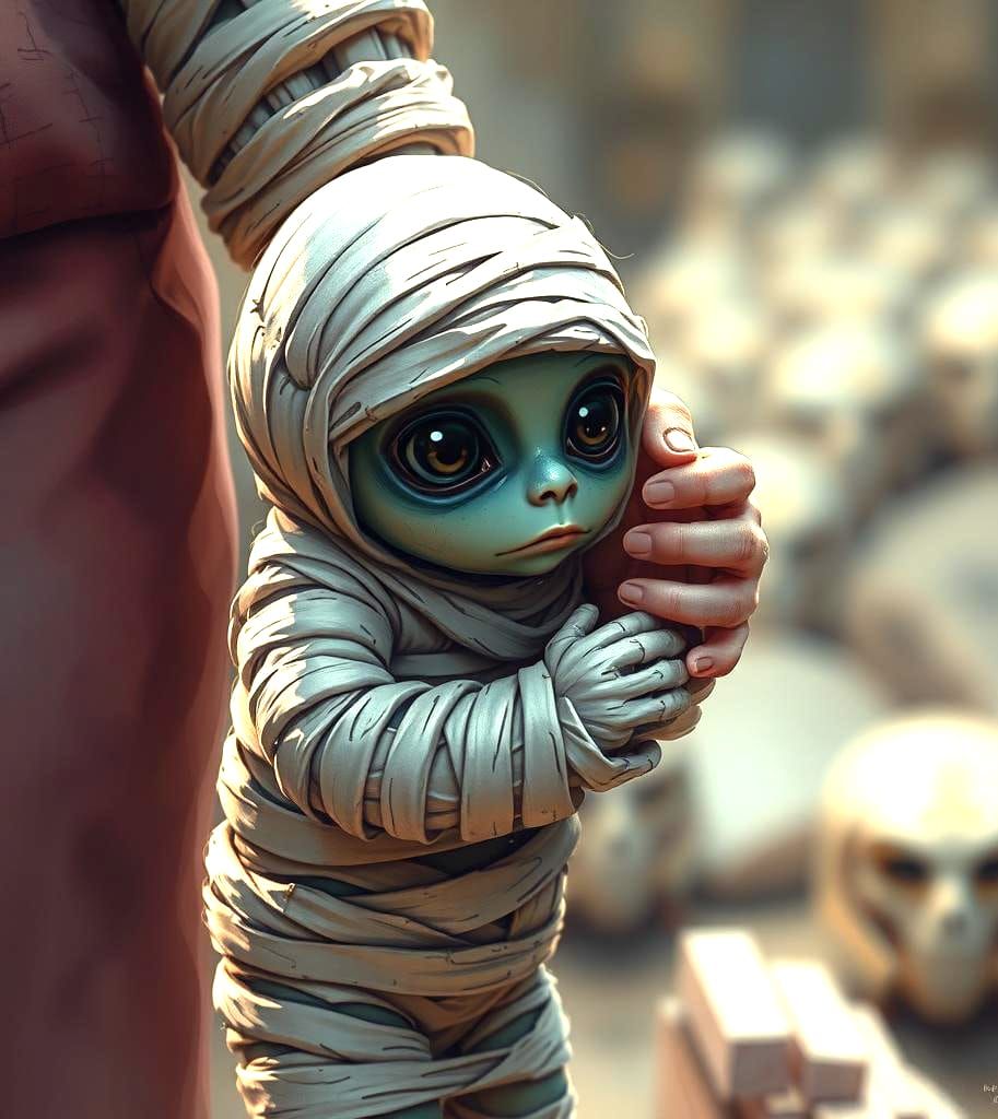Little Mummy  by @BlueHarv