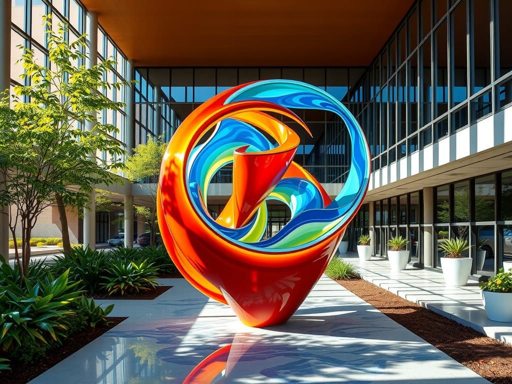 Abstract sculpture   by @Superbear